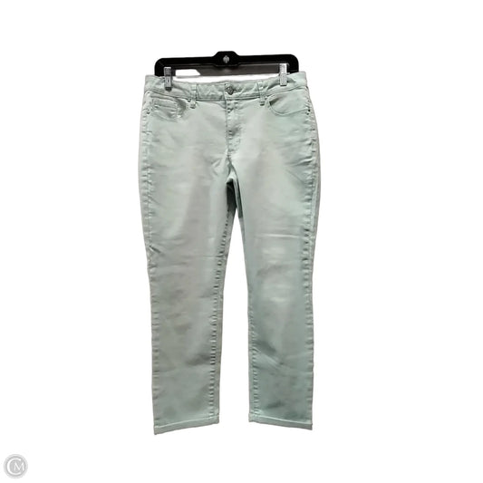 Jeans Cropped By Jessica Simpson In Green, Size: 12