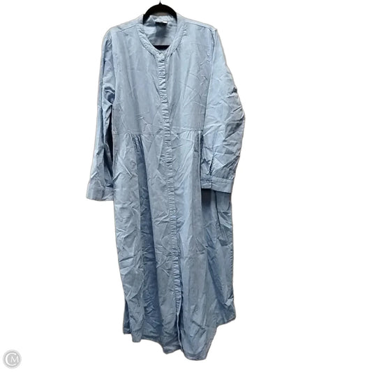 Dress Casual Maxi By Tuckernuck In Blue, Size: Xxxl