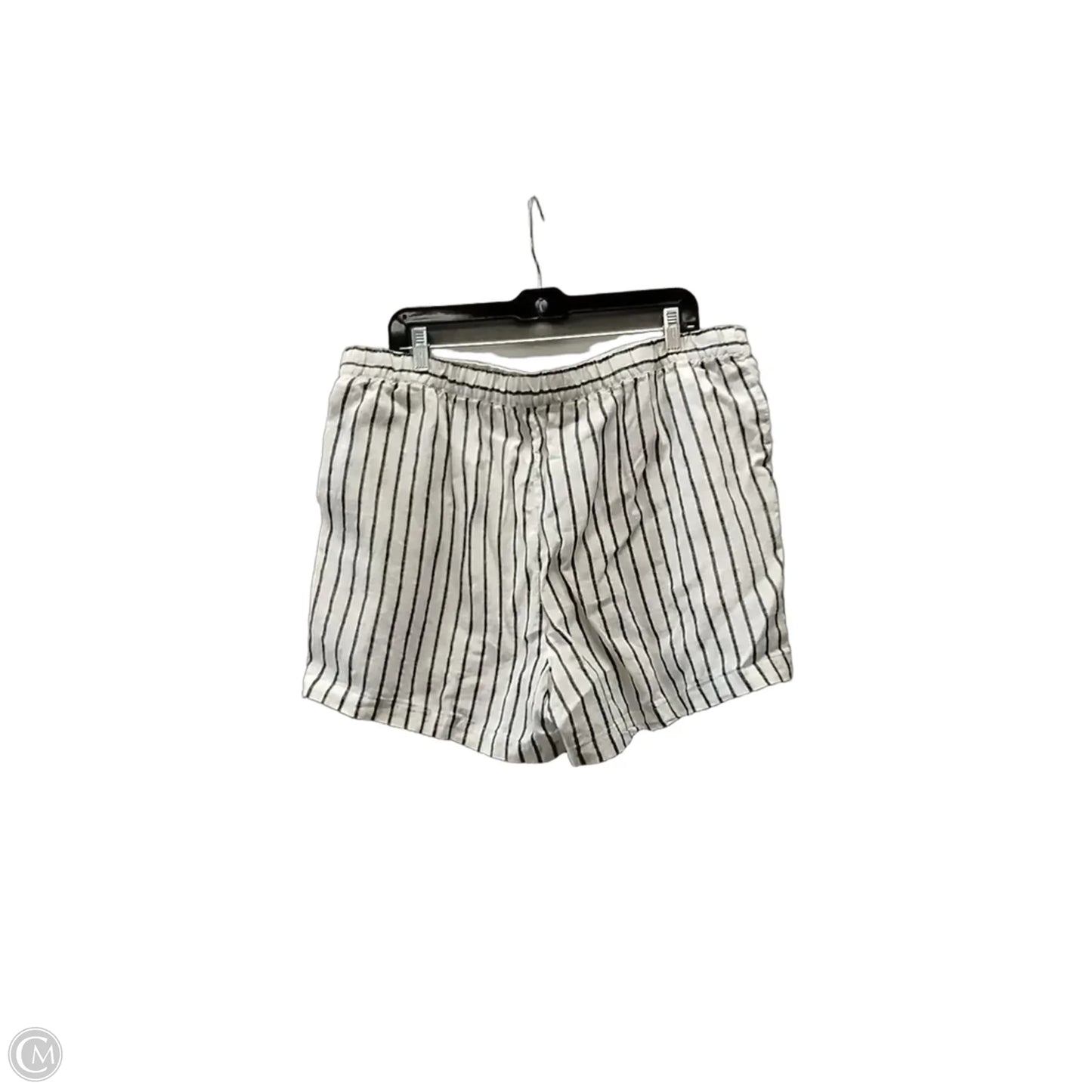 Shorts By Ellen Tracy In Striped Pattern, Size: Xl