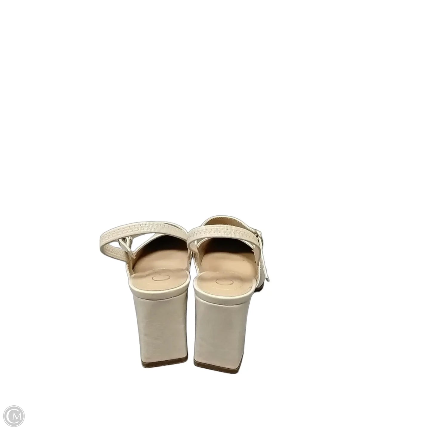 Shoes Heels Block By Cato In Ivory, Size: 9