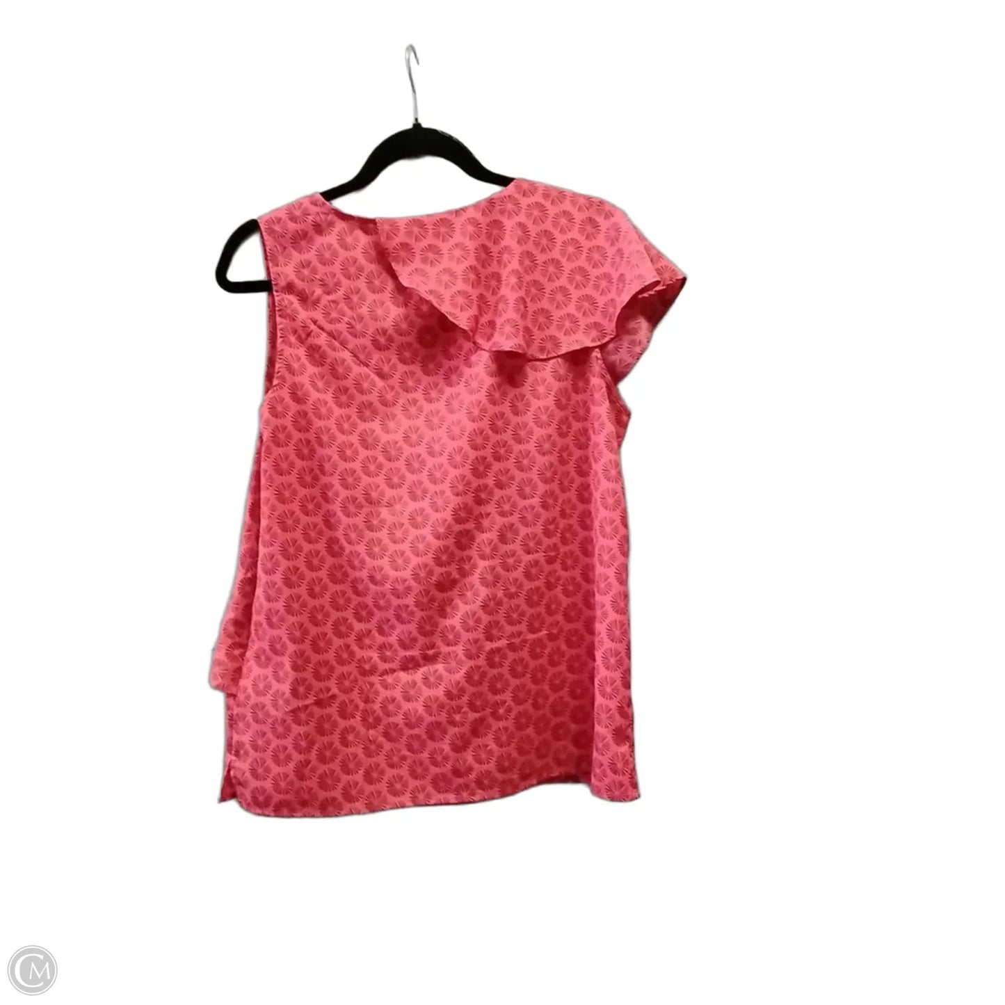 Top Sleeveless By Banana Republic In Red, Size: M