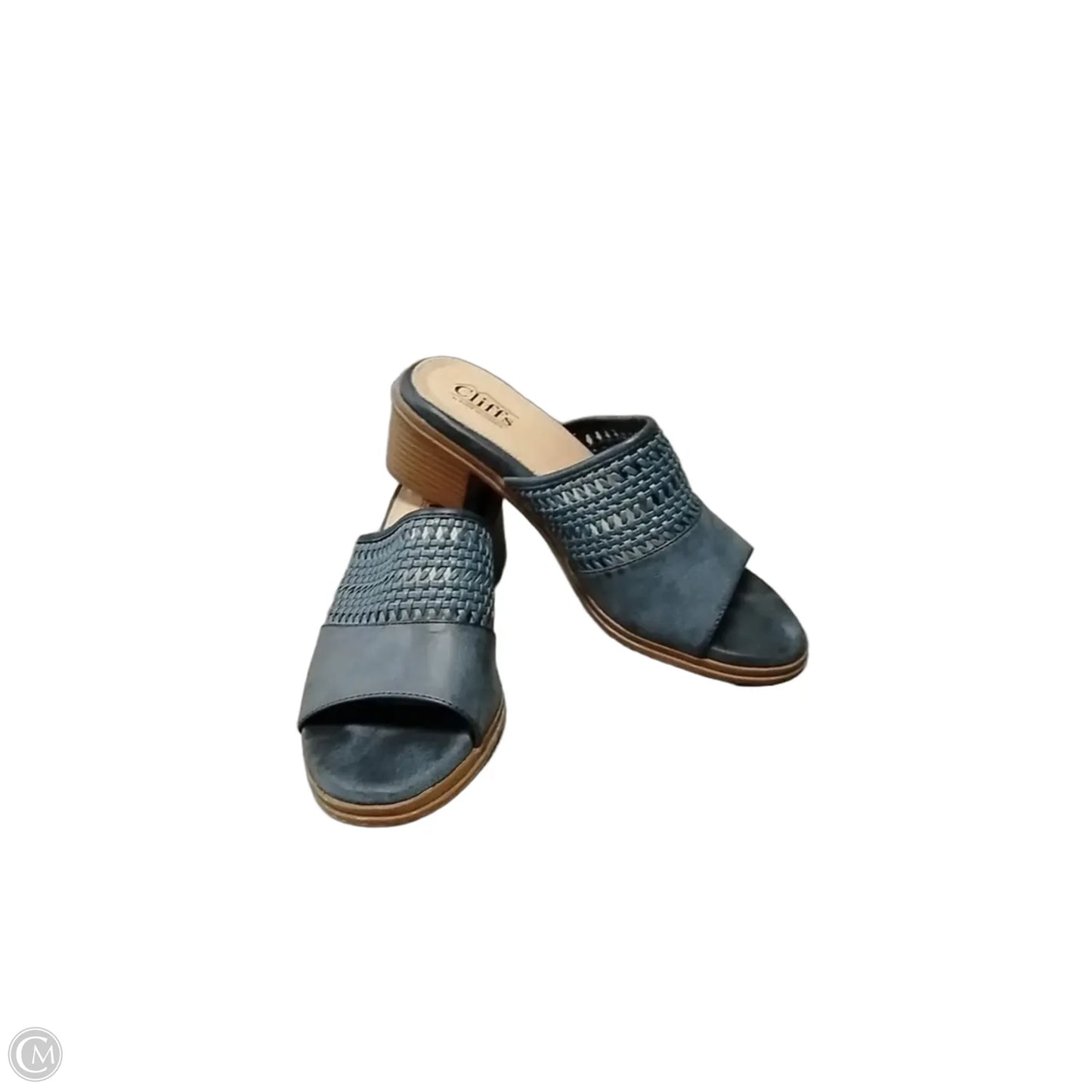 Shoes Heels Block By Cliffs By White Mountain In Blue, Size: 9.5