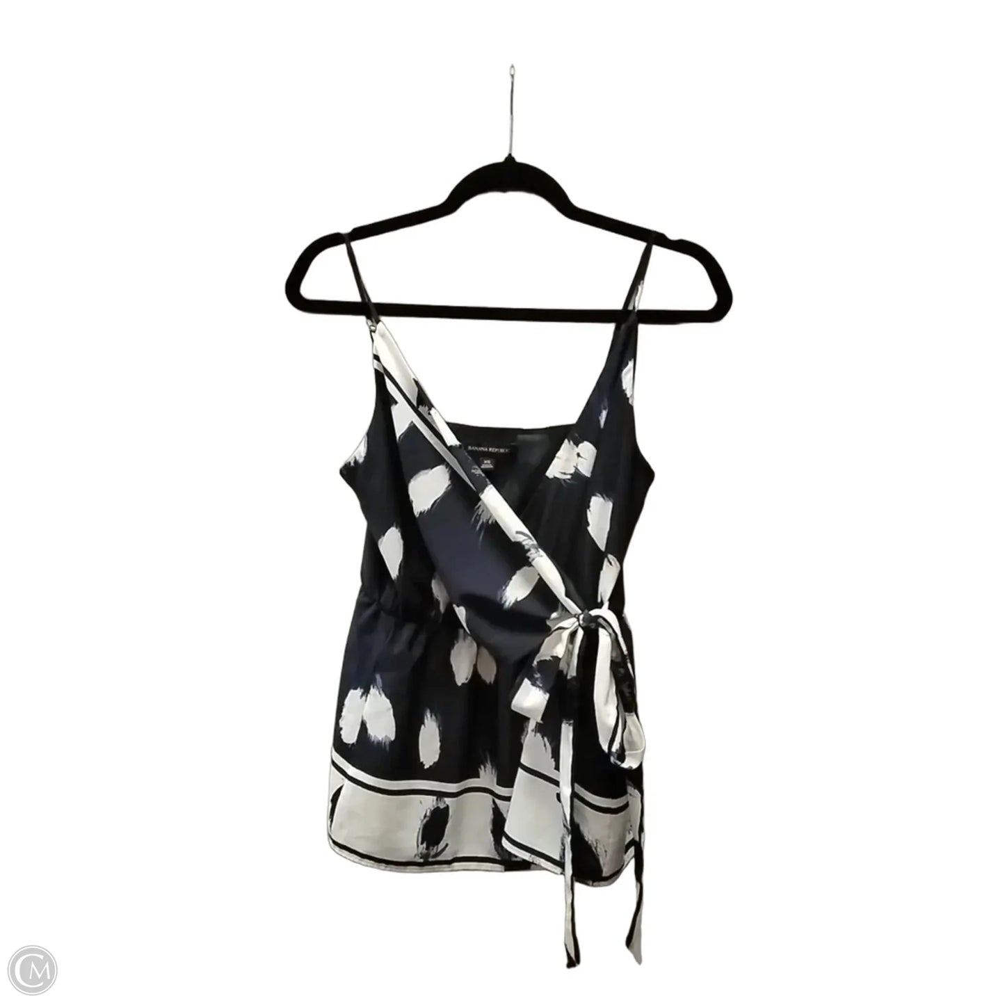 Blouse Sleeveless By Banana Republic In Blue, Size: Xs