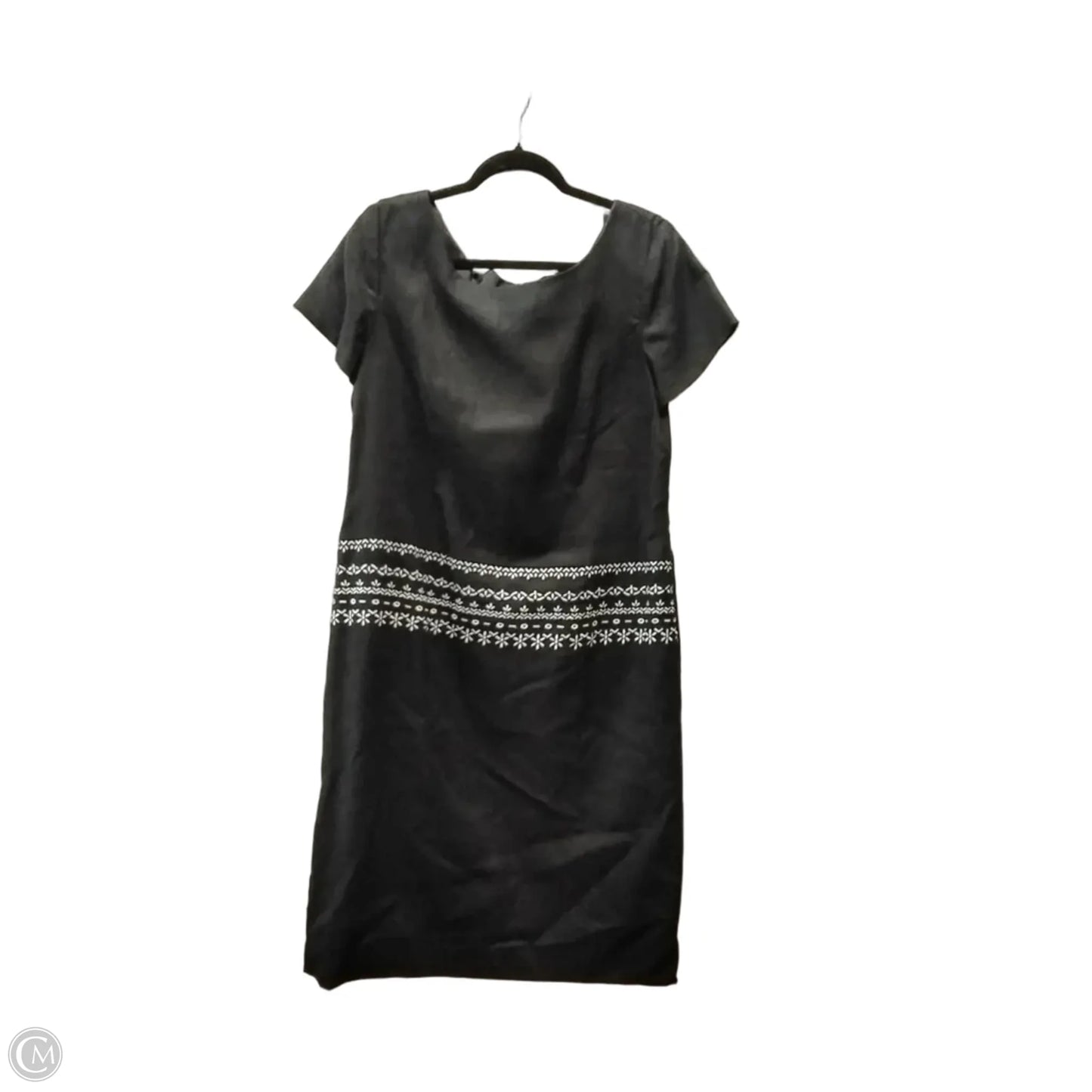 Dress Casual Midi By Jessica Howard In Black, Size: 14