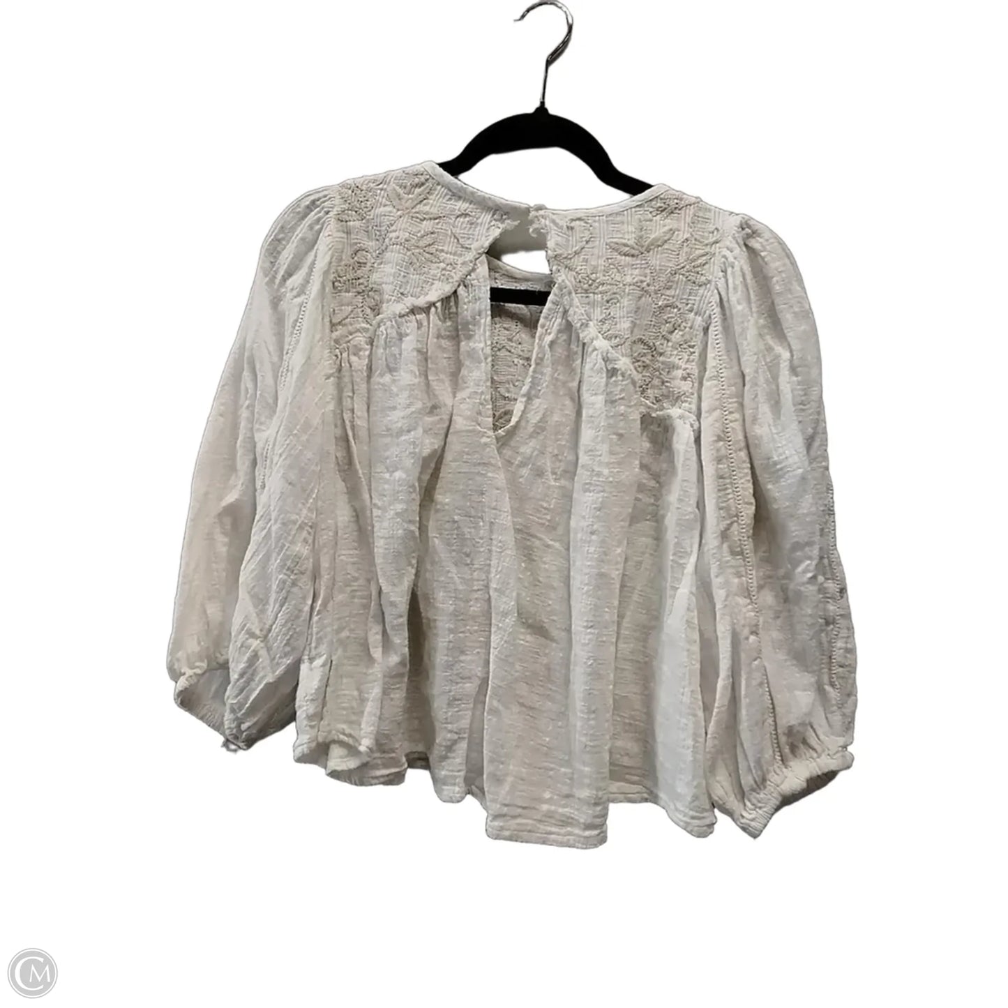 Top Long Sleeve By House Of Harlow In Ivory, Size: S