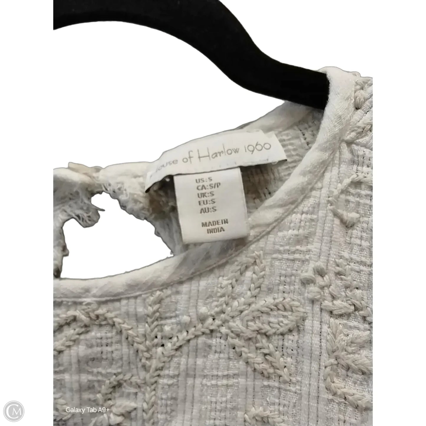 Top Long Sleeve By House Of Harlow In Ivory, Size: S