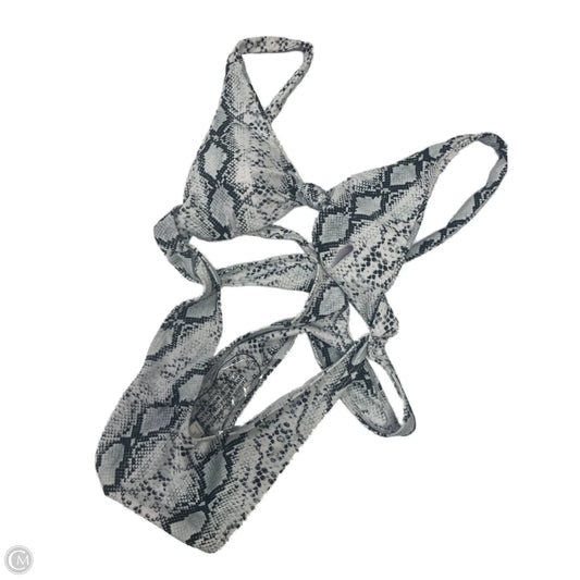 Swimsuit By Clothes Mentor In Animal Print, Size: L