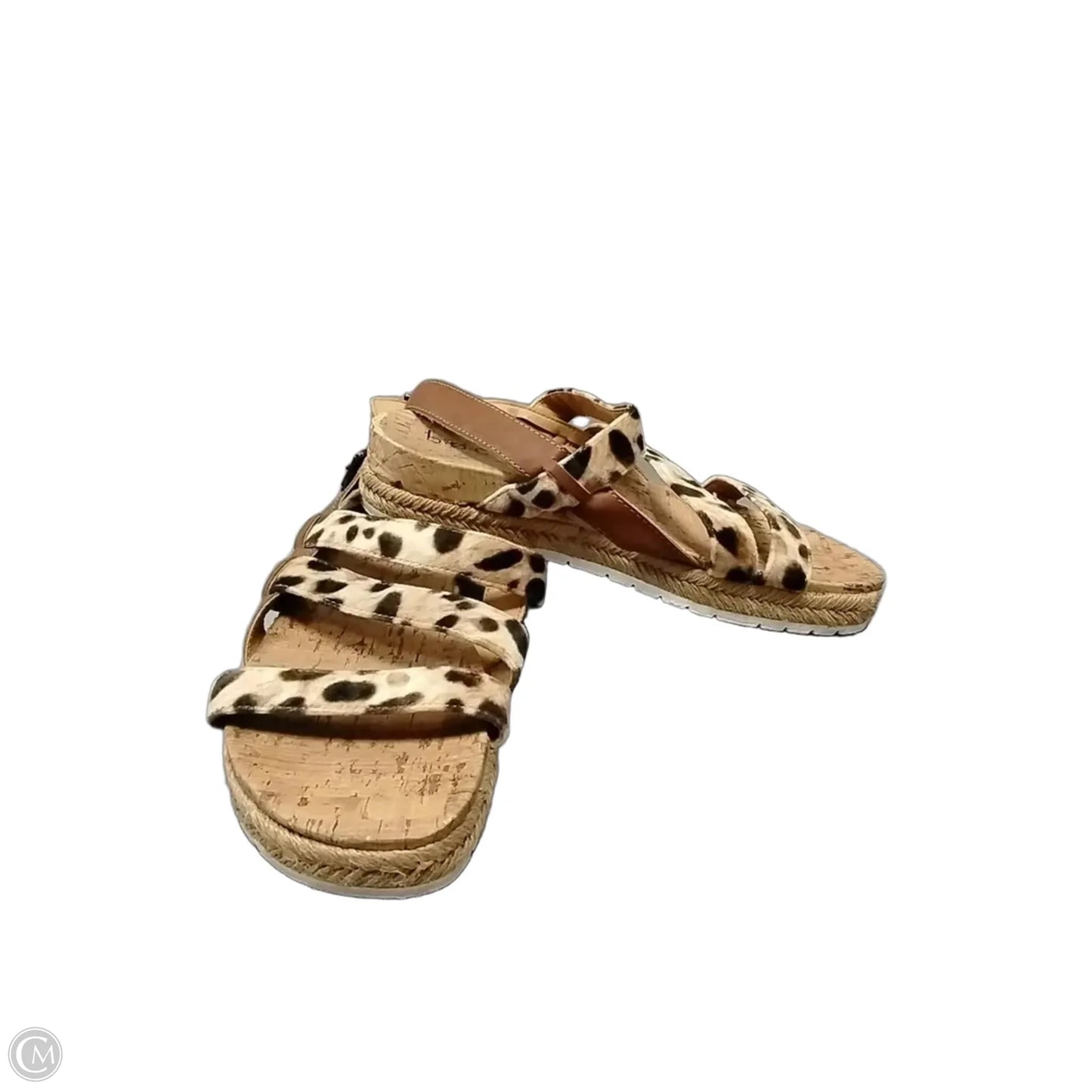 Sandals Flats By Boc In Animal Print, Size: 9