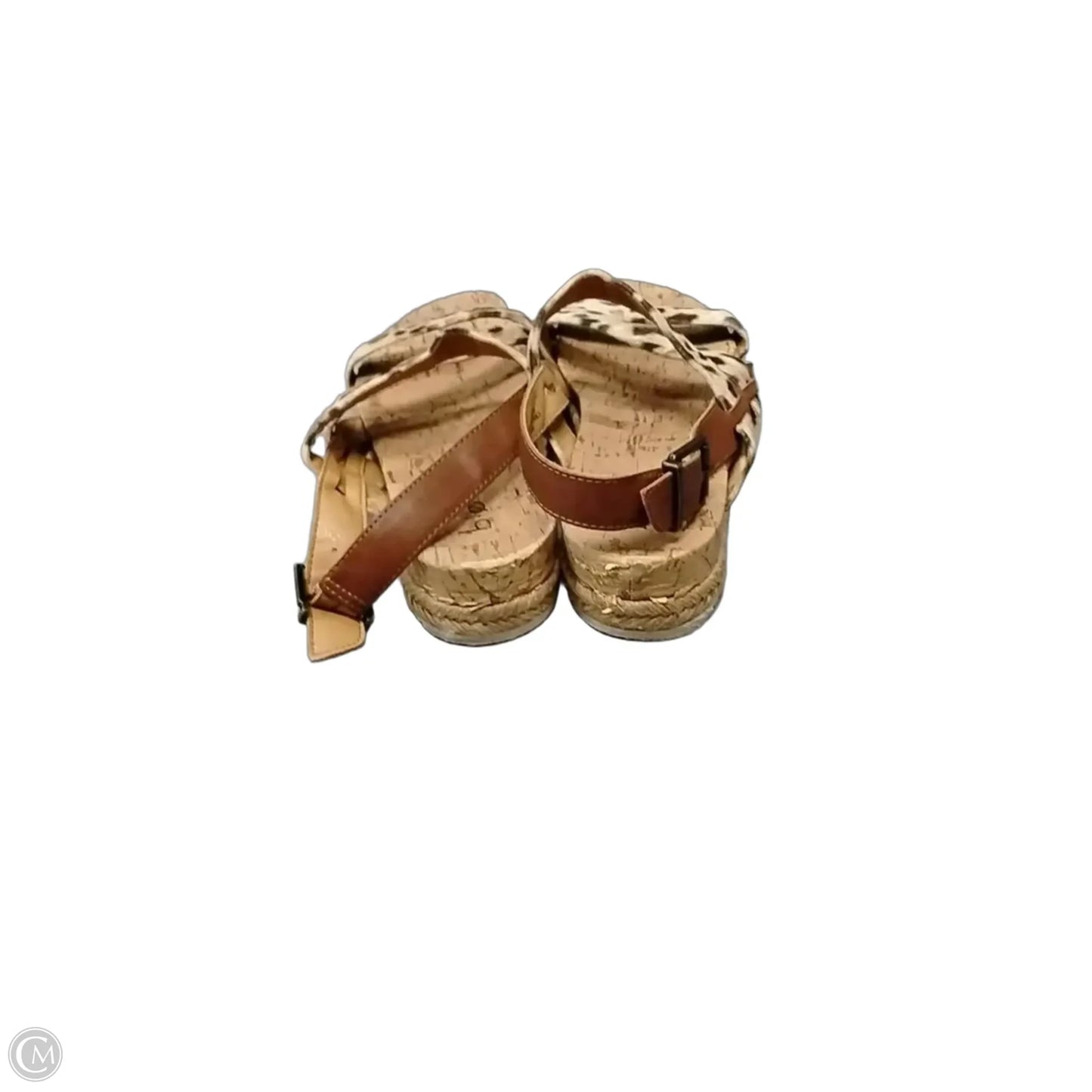Sandals Flats By Boc In Animal Print, Size: 9