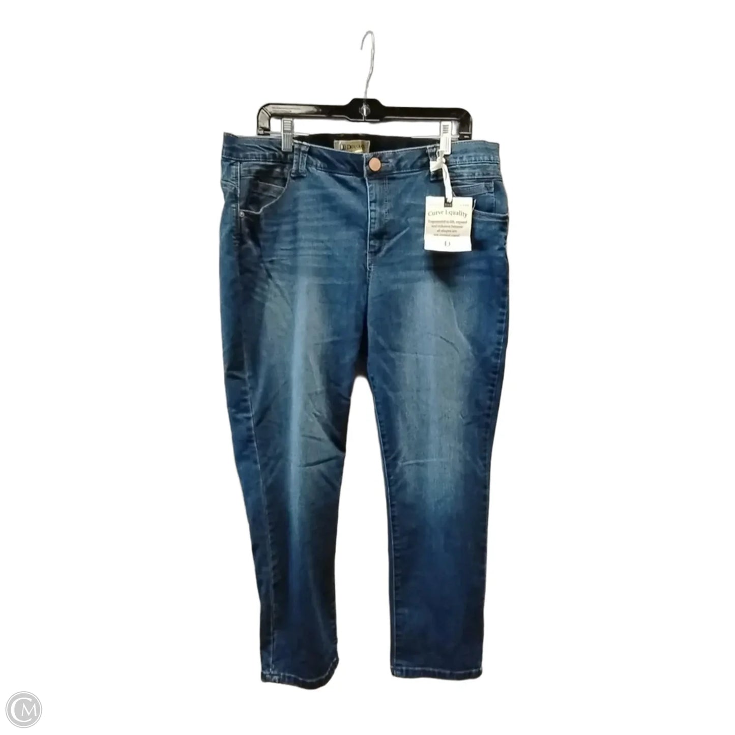 Jeans Skinny By Democracy In Blue Denim, Size: 16w