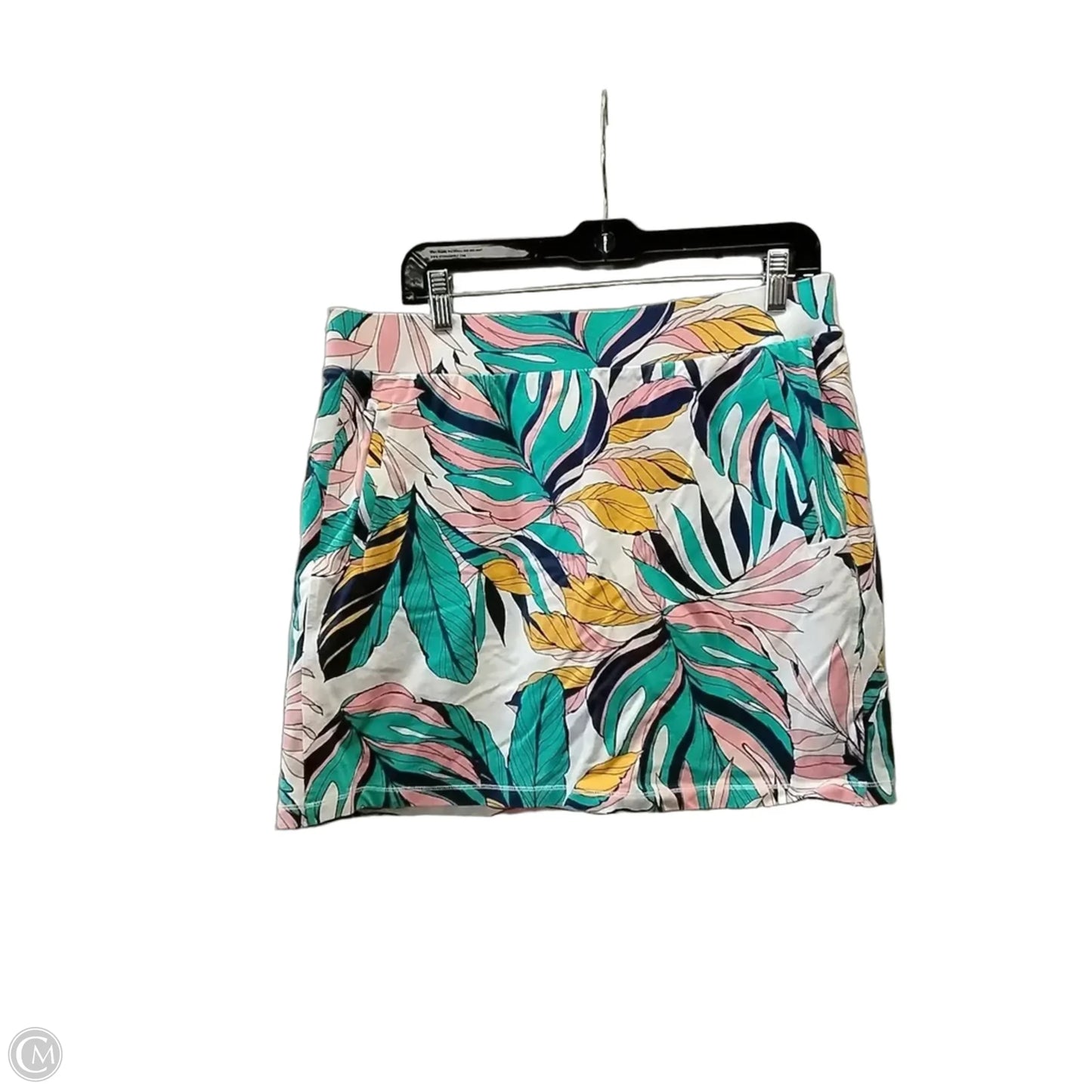 Skort By Talbots In Floral Print, Size: L
