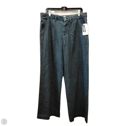 Jeans Wide Leg By Time And Tru In Blue Denim, Size: 12