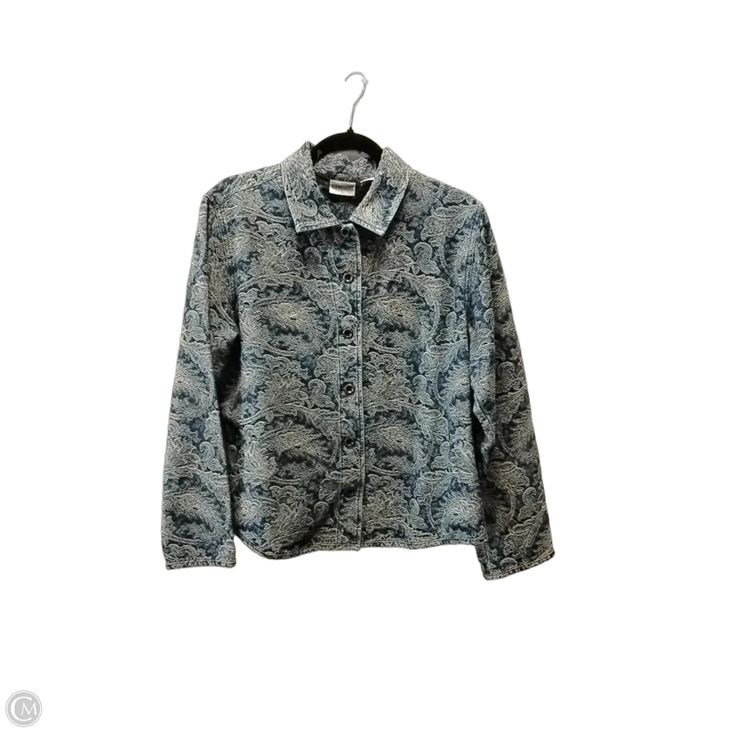 Jacket Other By Chicos In Blue, Size: L