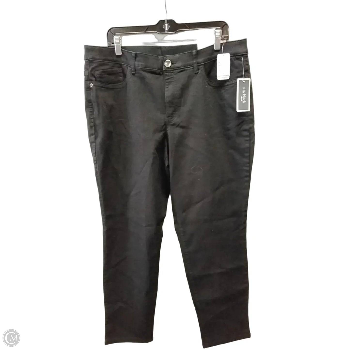 Jeans Skinny By Christopher And Banks In Black, Size: 16