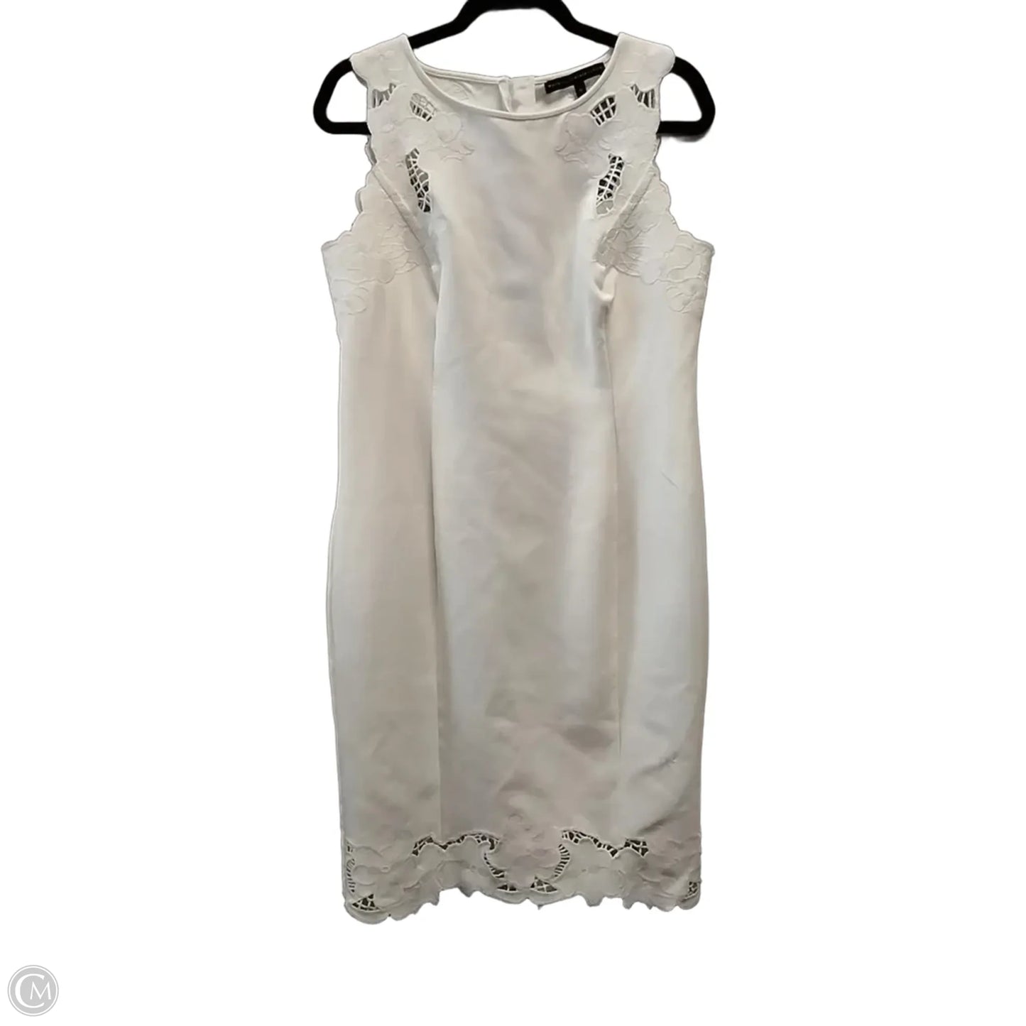 Dress Casual Short By White House Black Market In White, Size: 12