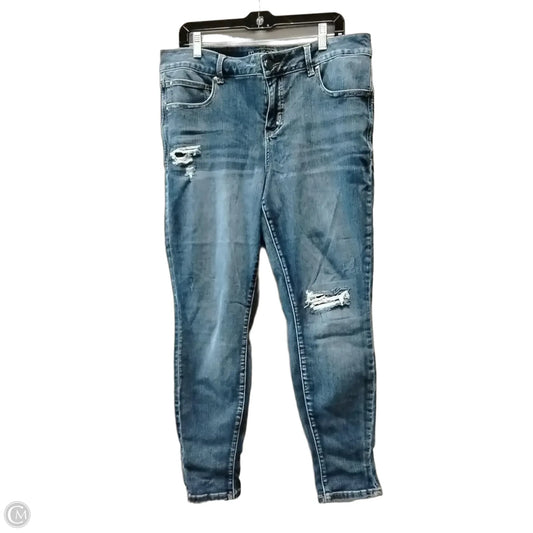 Jeans Skinny By Maurices In Blue Denim, Size: 16w