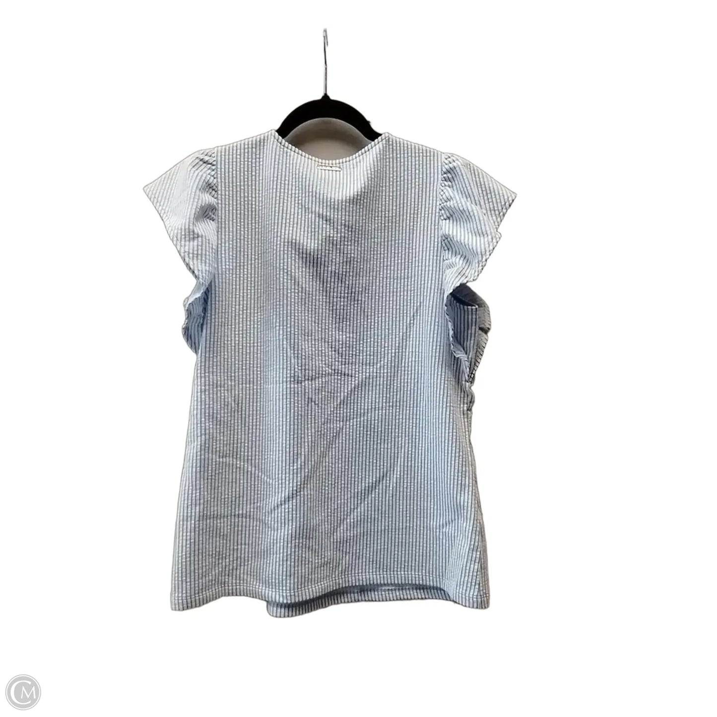 Top Short Sleeve By Michael By Michael Kors In Striped Pattern, Size: M