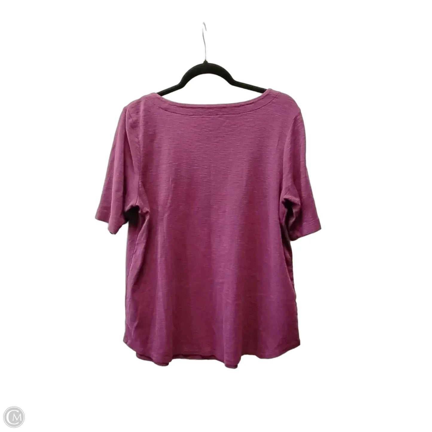 Top Short Sleeve By J. Jill In Red, Size: L