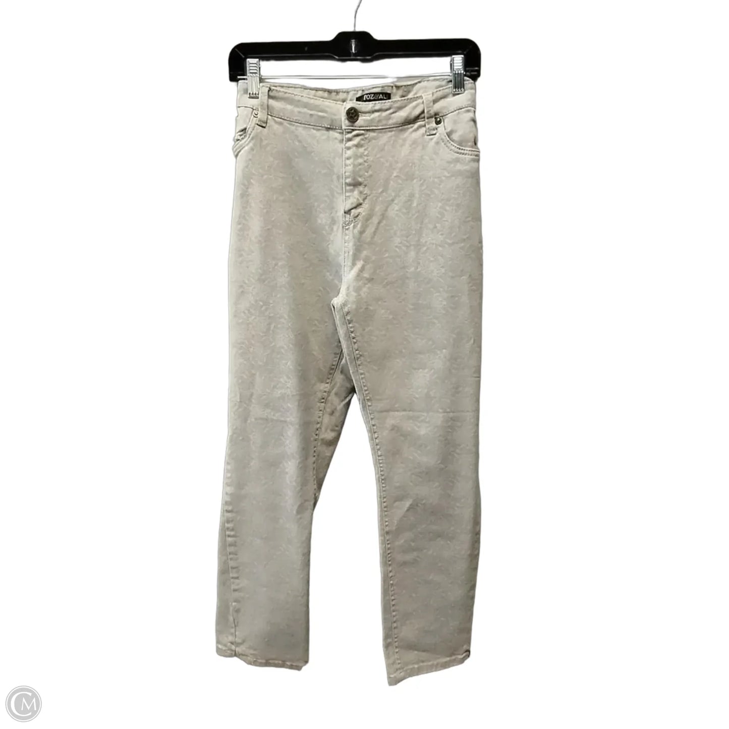 Jeans Straight By Roz And Ali In Brown, Size: 16