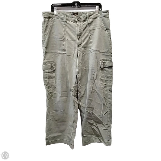 Pants Wide Leg By Lee In Green, Size: 16