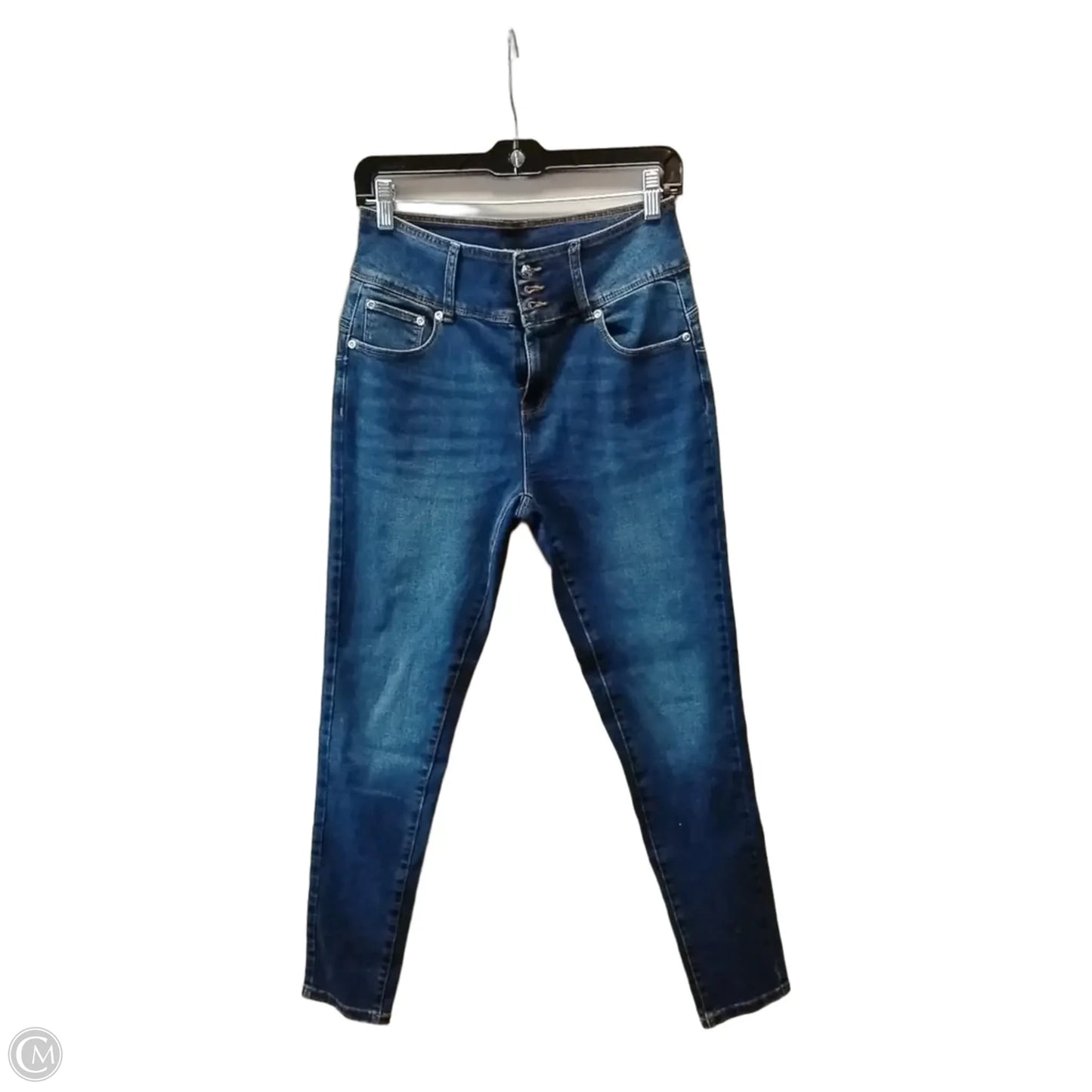 Jeans Skinny By Cme In Blue Denim, Size: 10