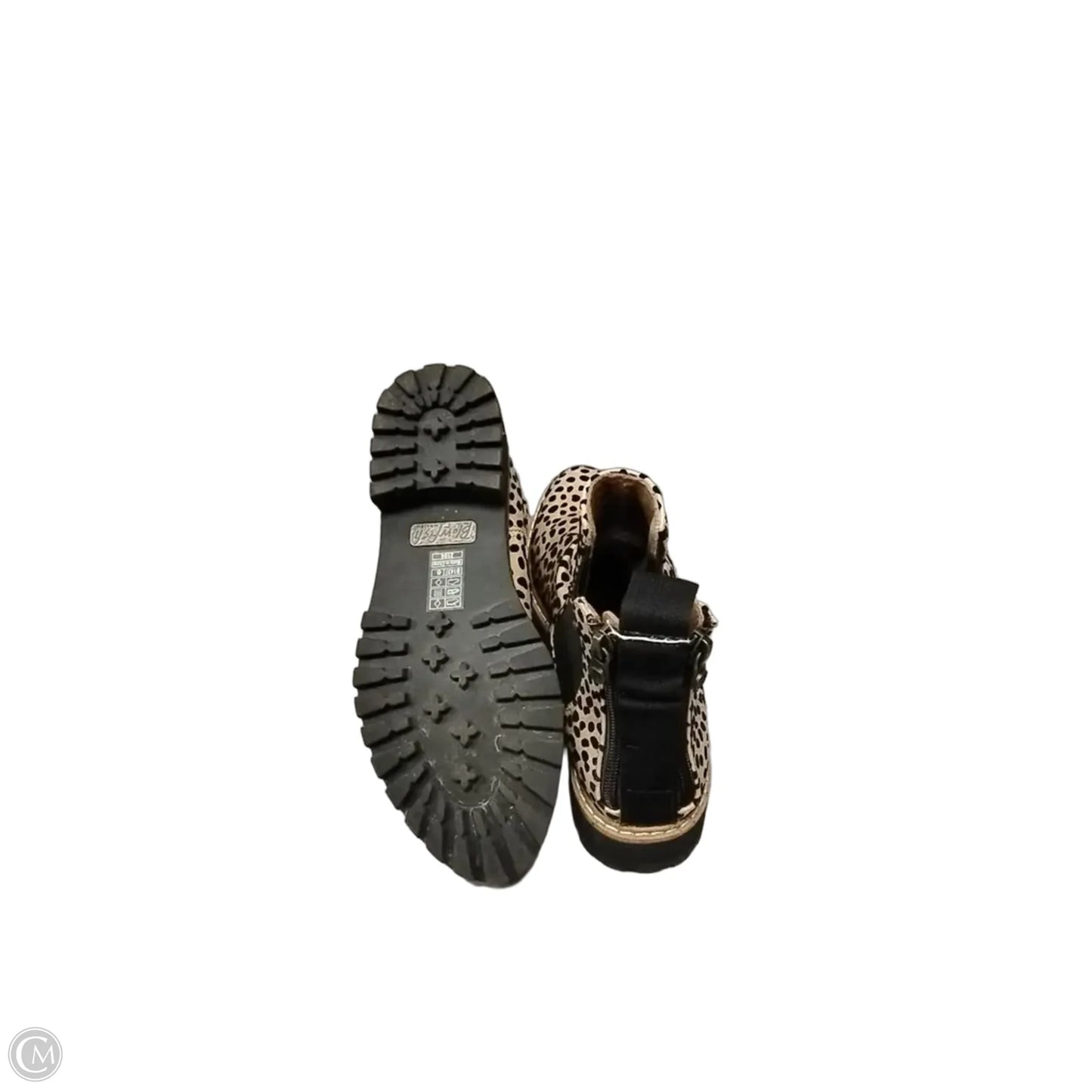 Boots Ankle Flats By Blowfish In Animal Print, Size: 6