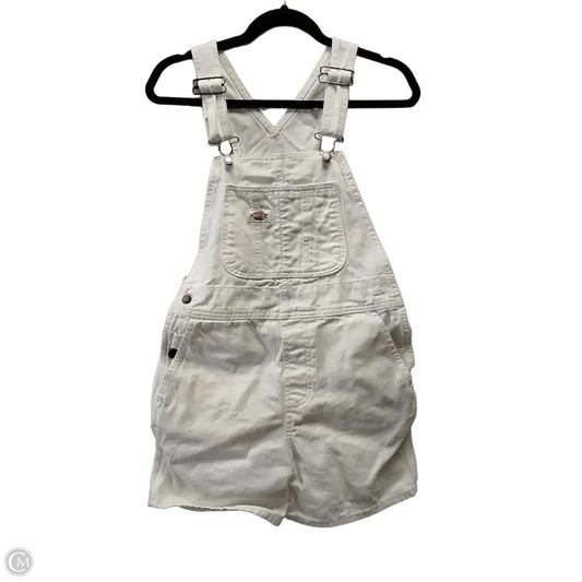 Shortalls By Dickies In White, Size: Xs