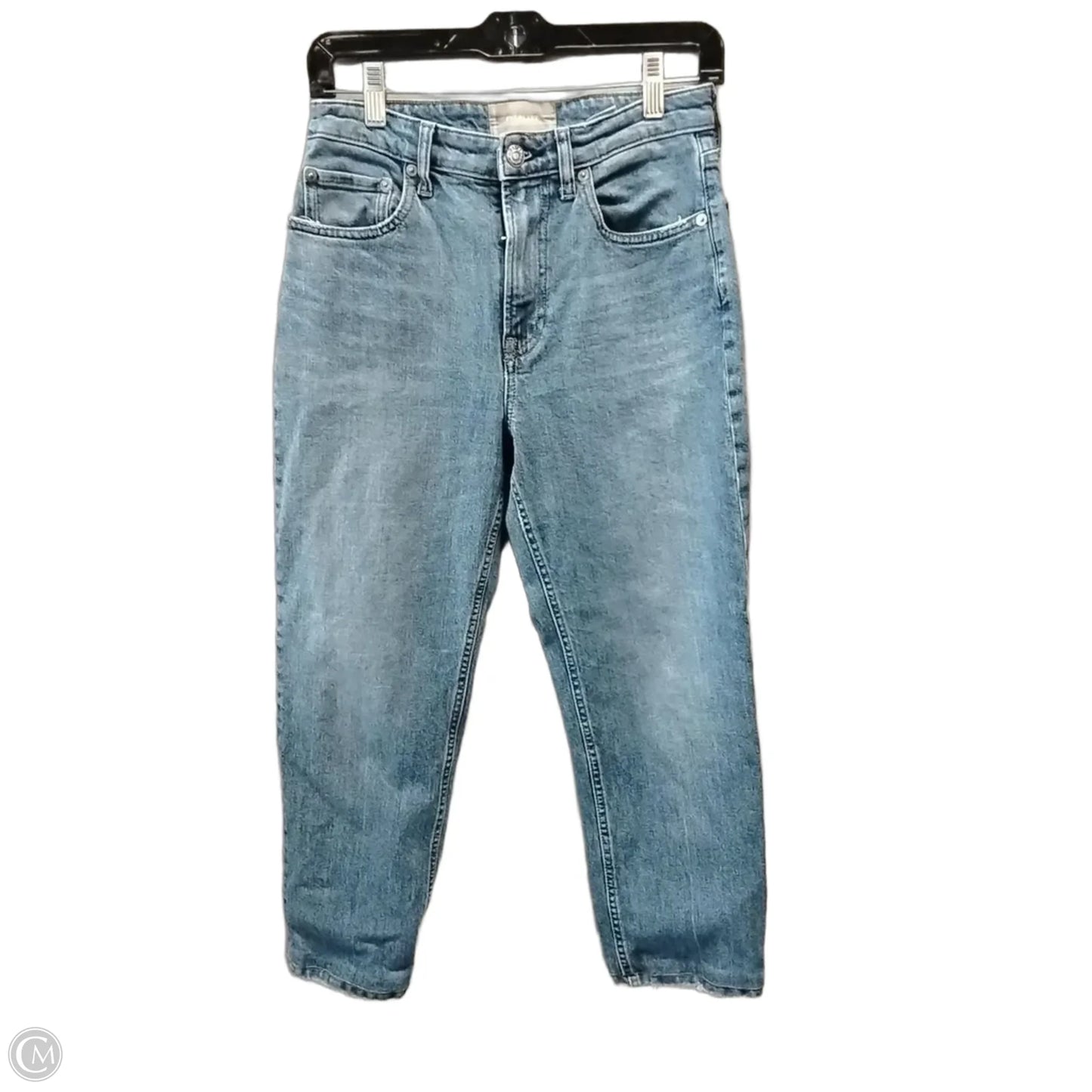 Jeans Straight By Everlane In Blue Denim, Size: 4