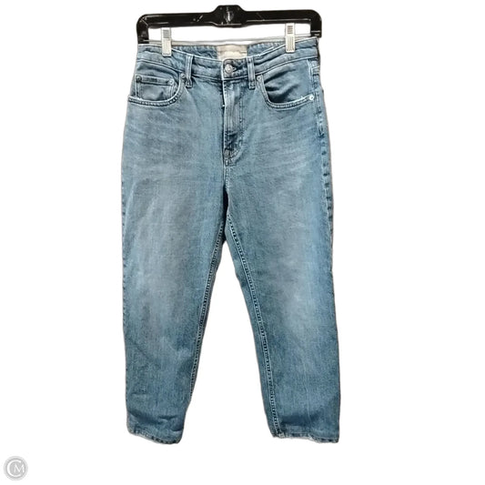 Jeans Straight By Everlane In Blue Denim, Size: 4