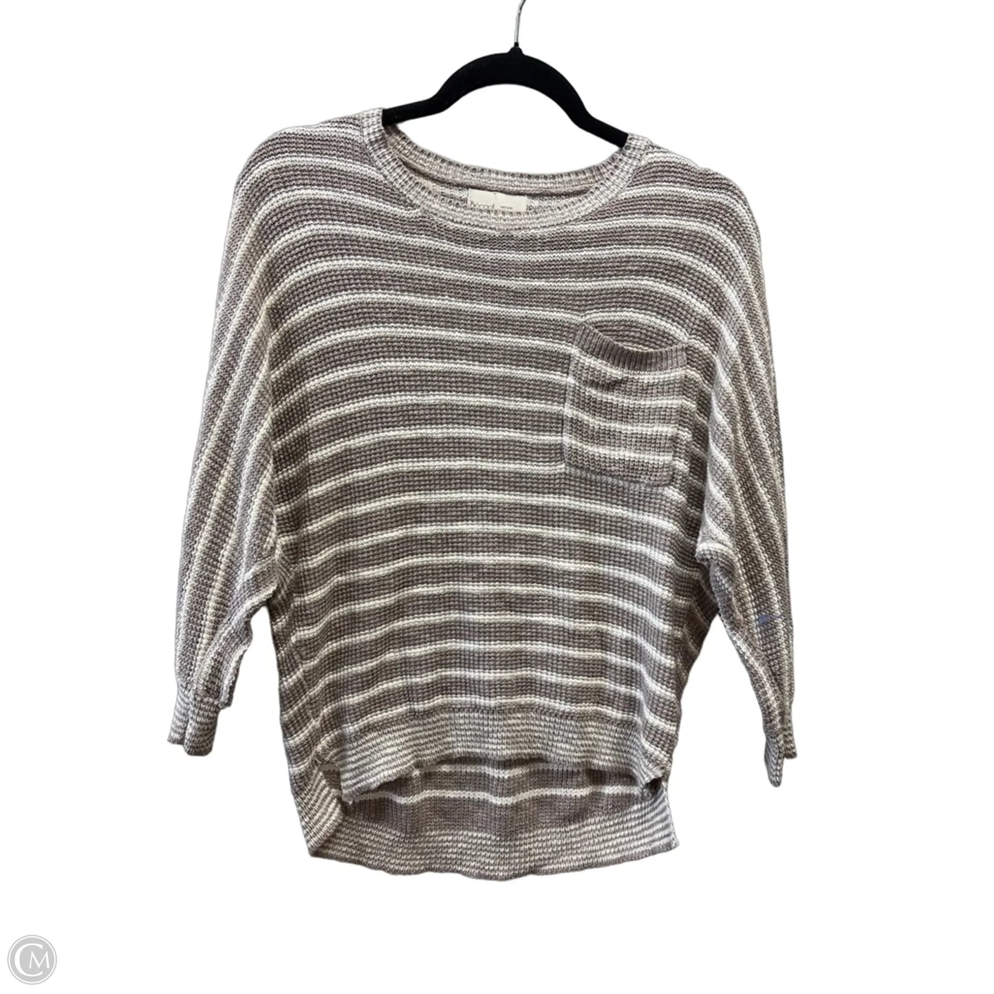 Top Long Sleeve By Be Cool In Striped Pattern, Size: M