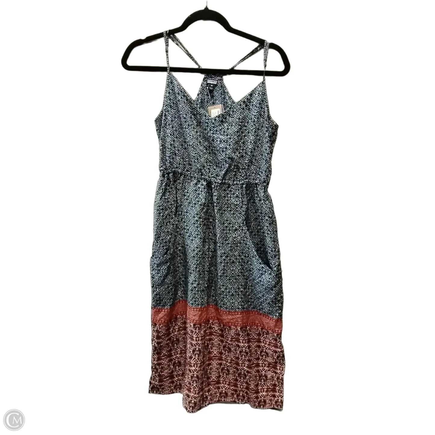 Dress Casual Midi By Patagonia In Blue, Size: Xs