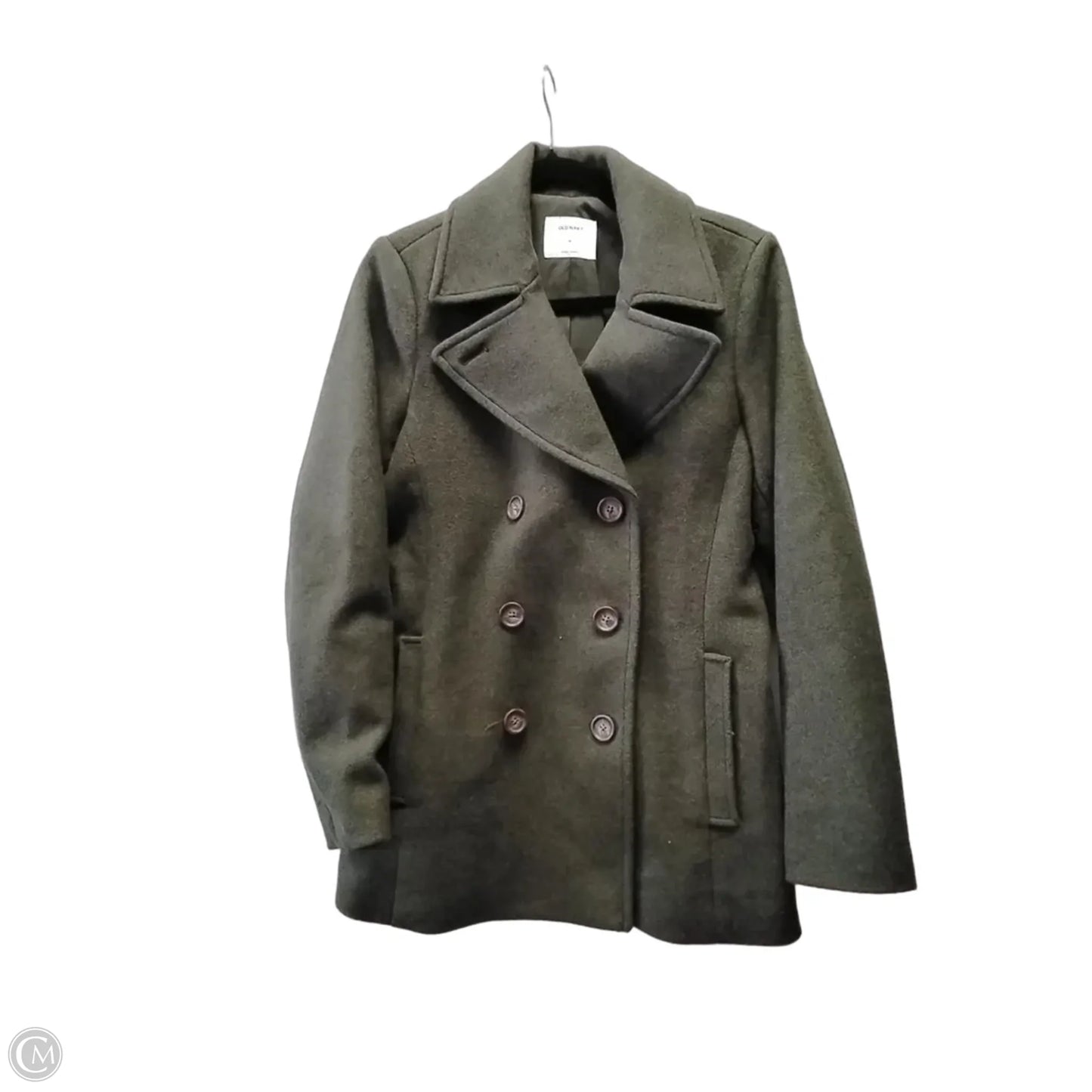 Coat Peacoat By Old Navy In Green, Size: M