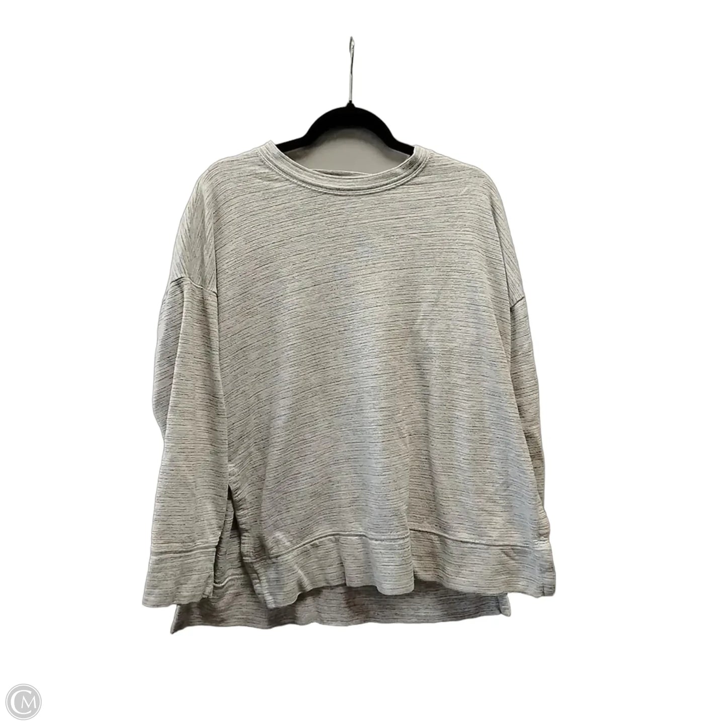 Athletic Sweatshirt Crewneck By Aerie In Grey, Size: M