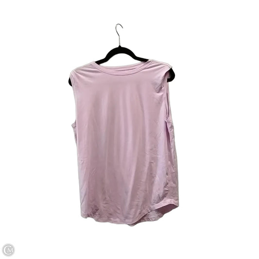Athletic Tank Top By Lululemon In Pink, Size: M