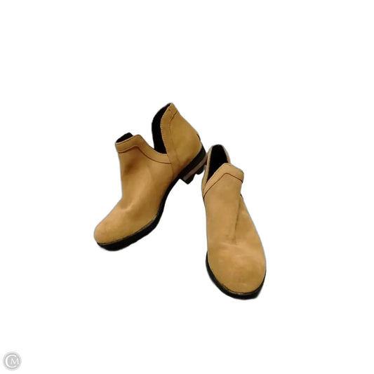 Boots Ankle Heels By Sorel In Brown, Size: 8.5