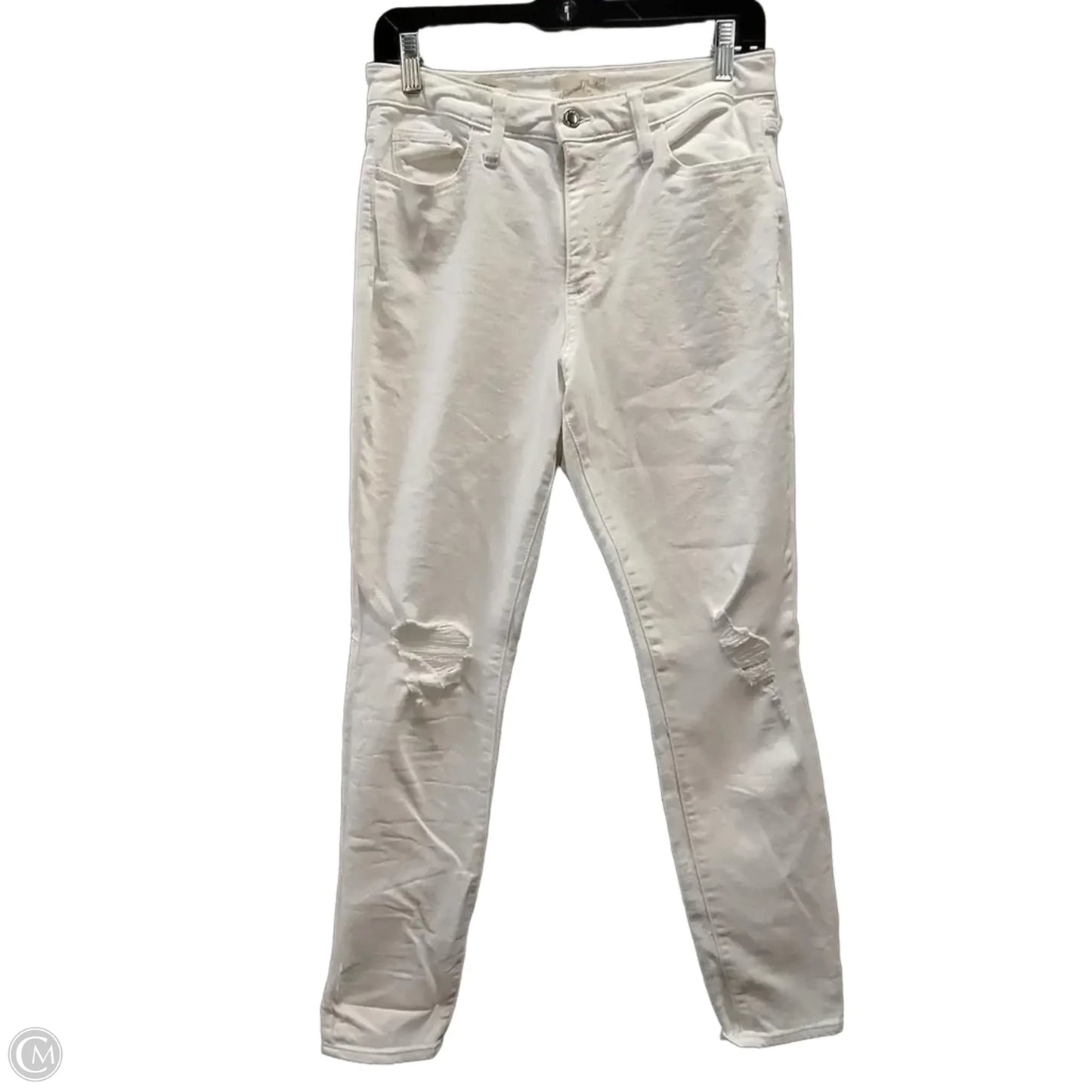 Jeans Skinny By Universal Thread In White, Size: 6