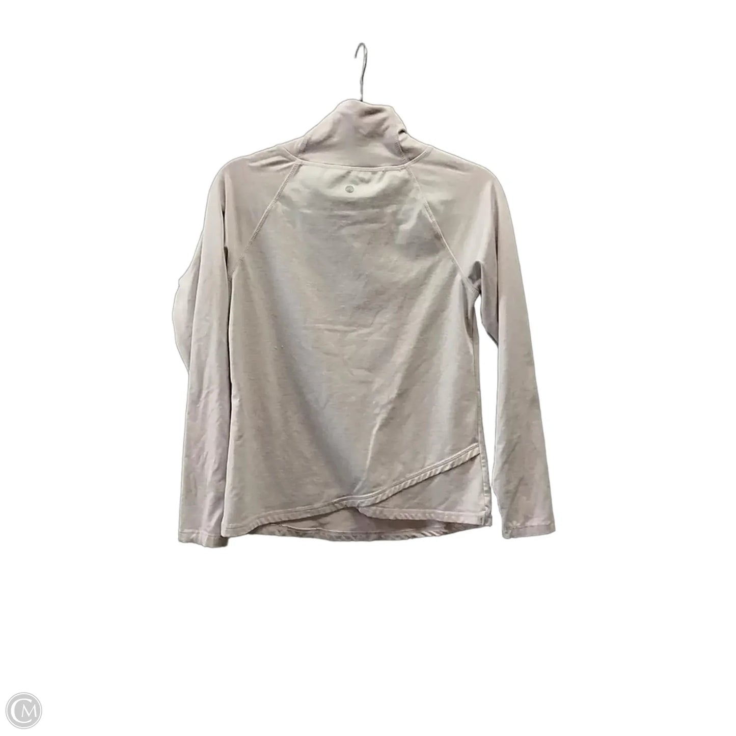 Athletic Top Long Sleeve Collar By Apana In Pink, Size: S