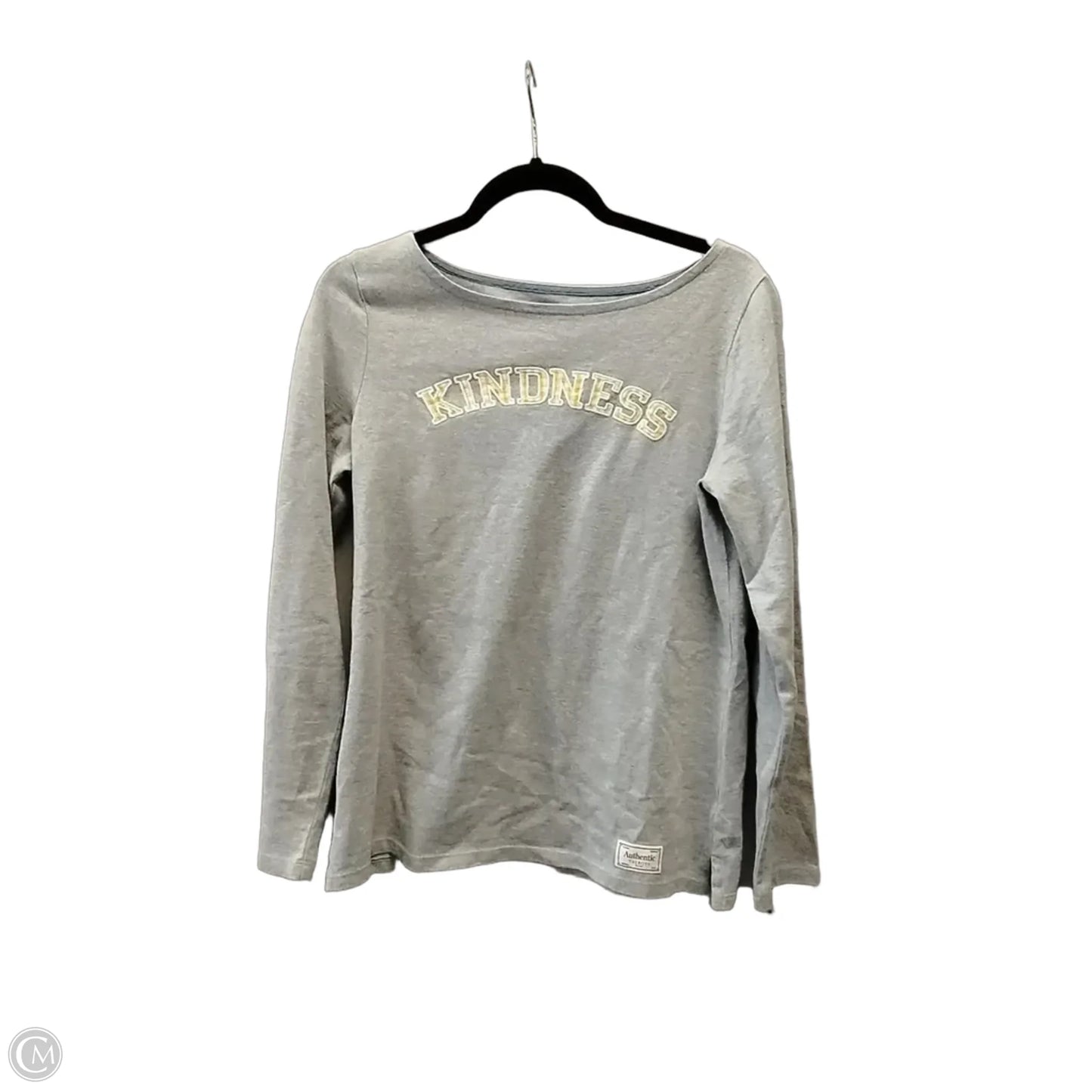 Top Long Sleeve By Talbots In Grey, Size: S