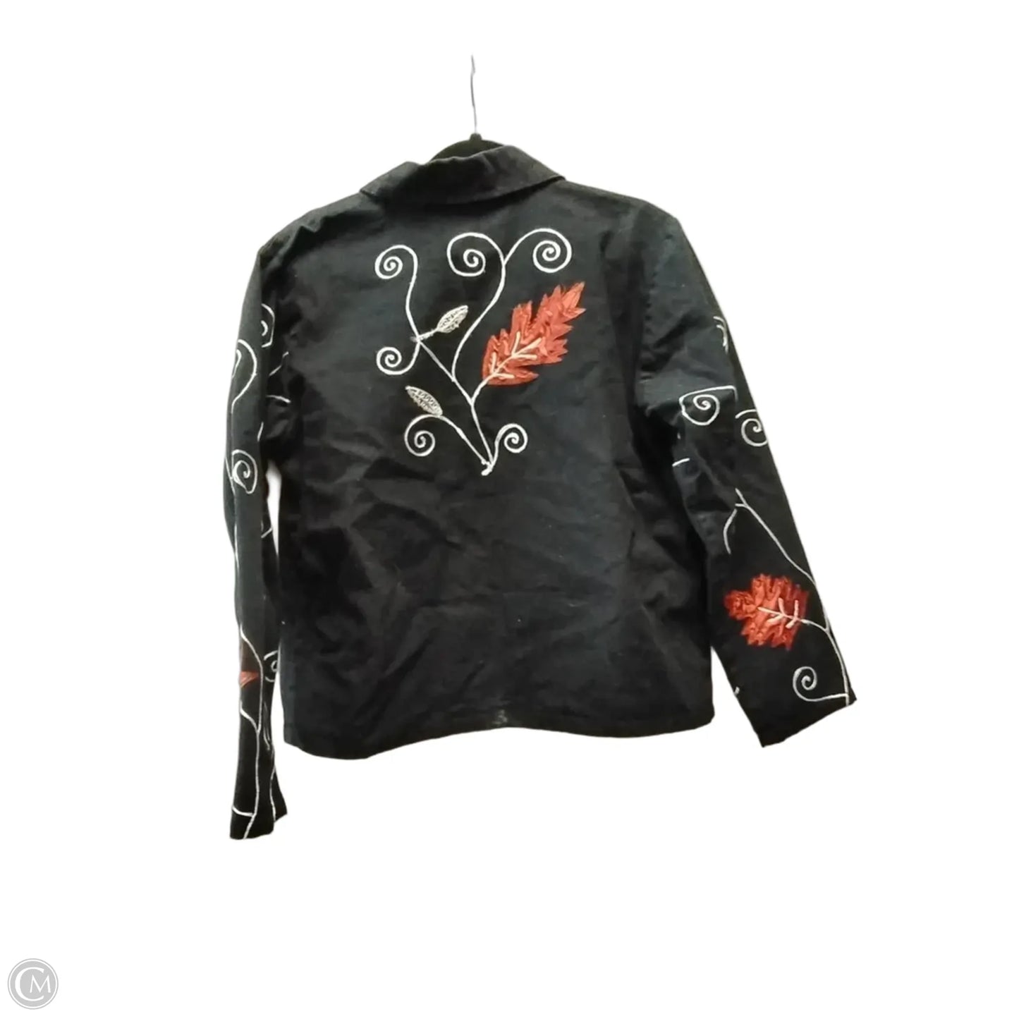 Jacket Denim By Cme In Black, Size: L