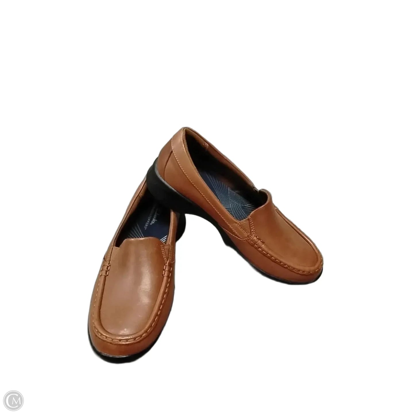 Shoes Flats By Clarks In Brown, Size: 7.5