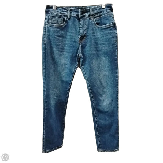 Jeans Straight By Kenneth Cole In Blue Denim, Size: 10