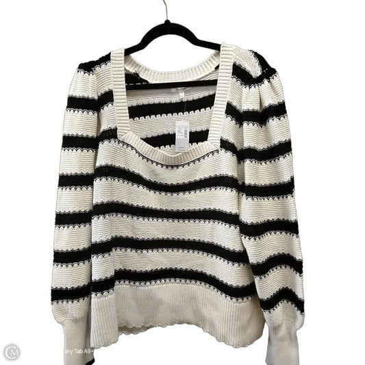 Sweater By Maurices In Striped Pattern, Size: Xxl