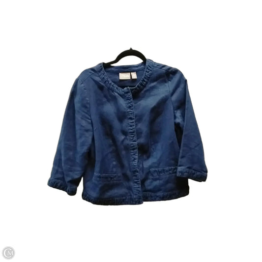 Jacket Other By Chicos In Blue, Size: M