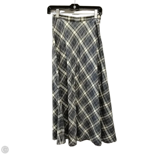 Skirt Maxi By Eddie Bauer In Plaid Pattern, Size: 2