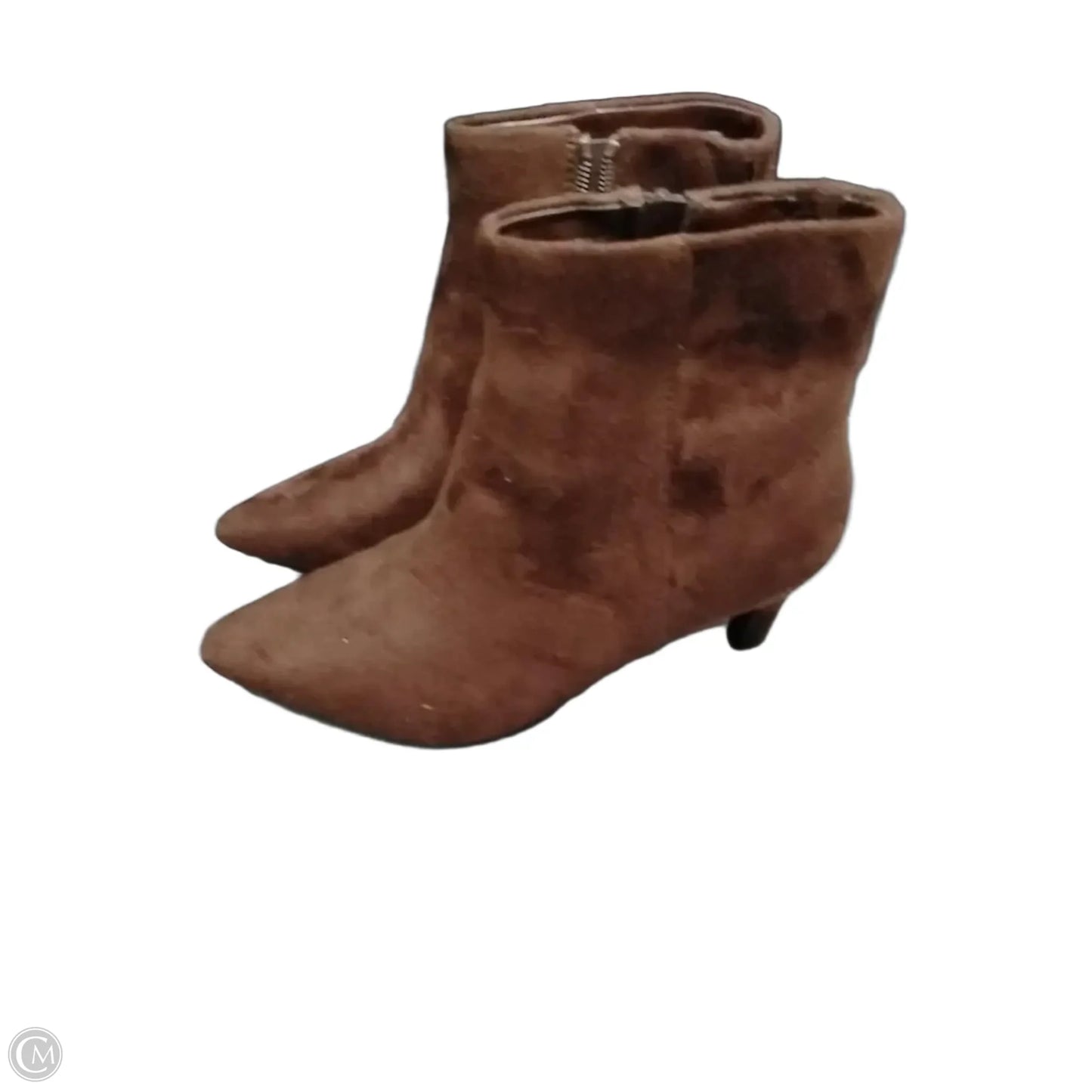Boots Ankle Heels By Universal Thread In Brown, Size: 7.5
