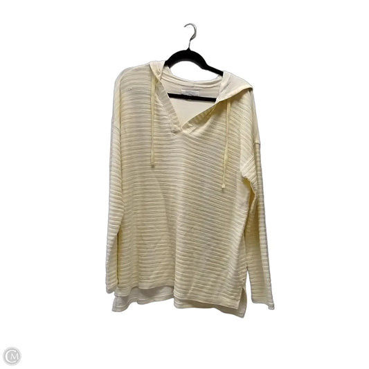 Sweatshirt Hoodie By New Directions In Striped Pattern, Size: Xl