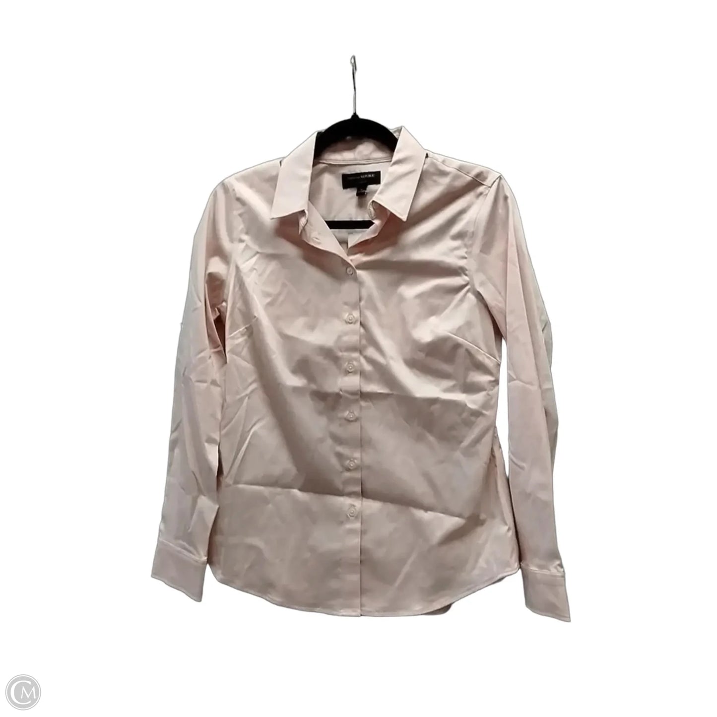 Top Long Sleeve By Banana Republic In Pink, Size: S