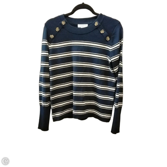 Sweater By Liz Claiborne In Blue, Size: M