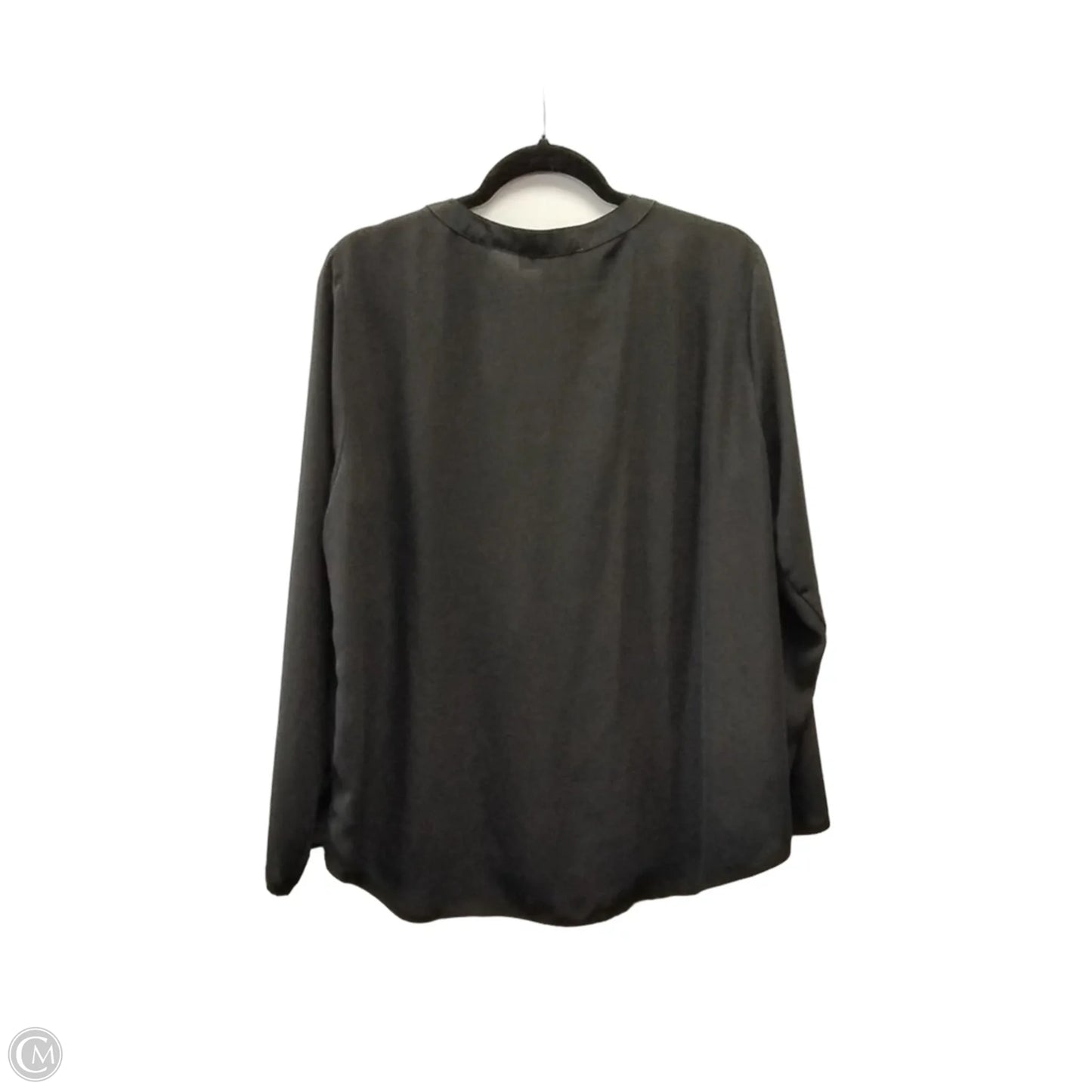 Blouse Long Sleeve By Michael By Michael Kors In Black, Size: Xl