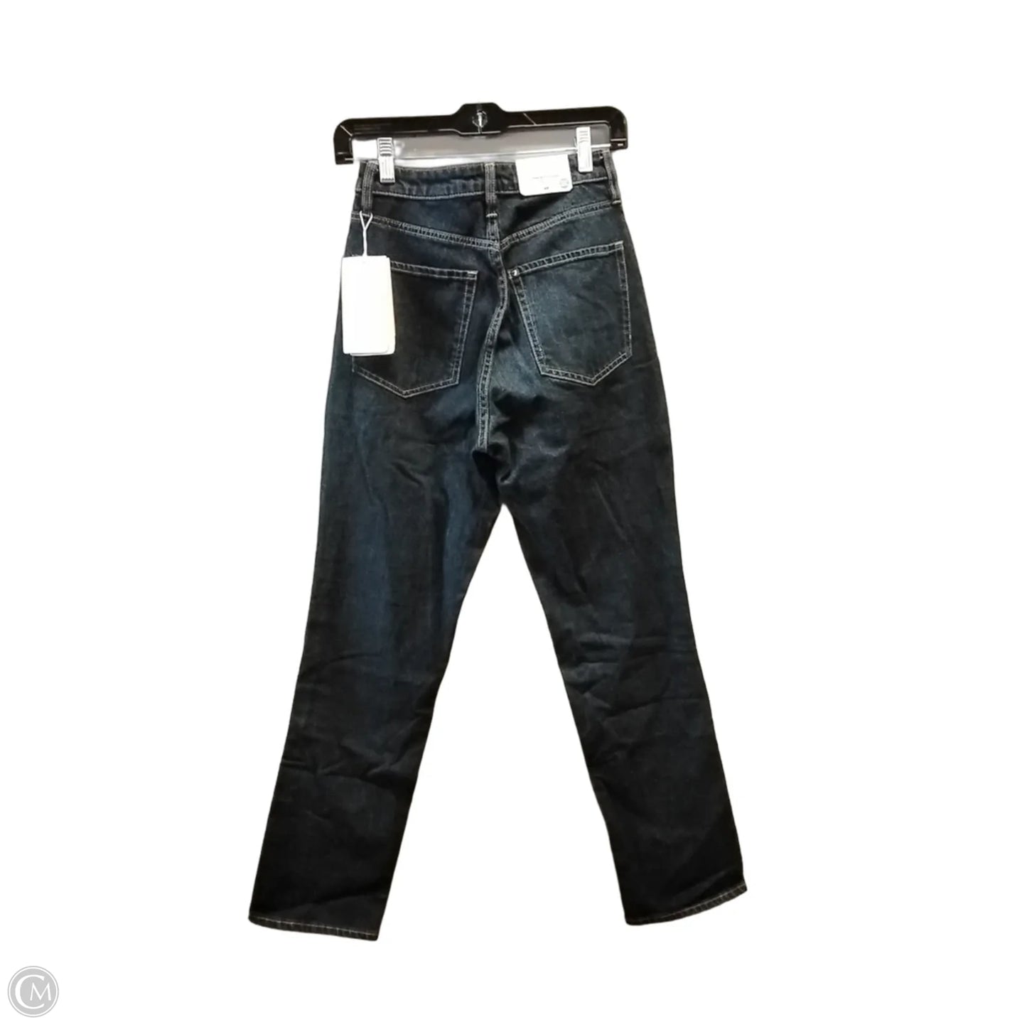 Jeans Straight By H&m In Blue Denim, Size: 0
